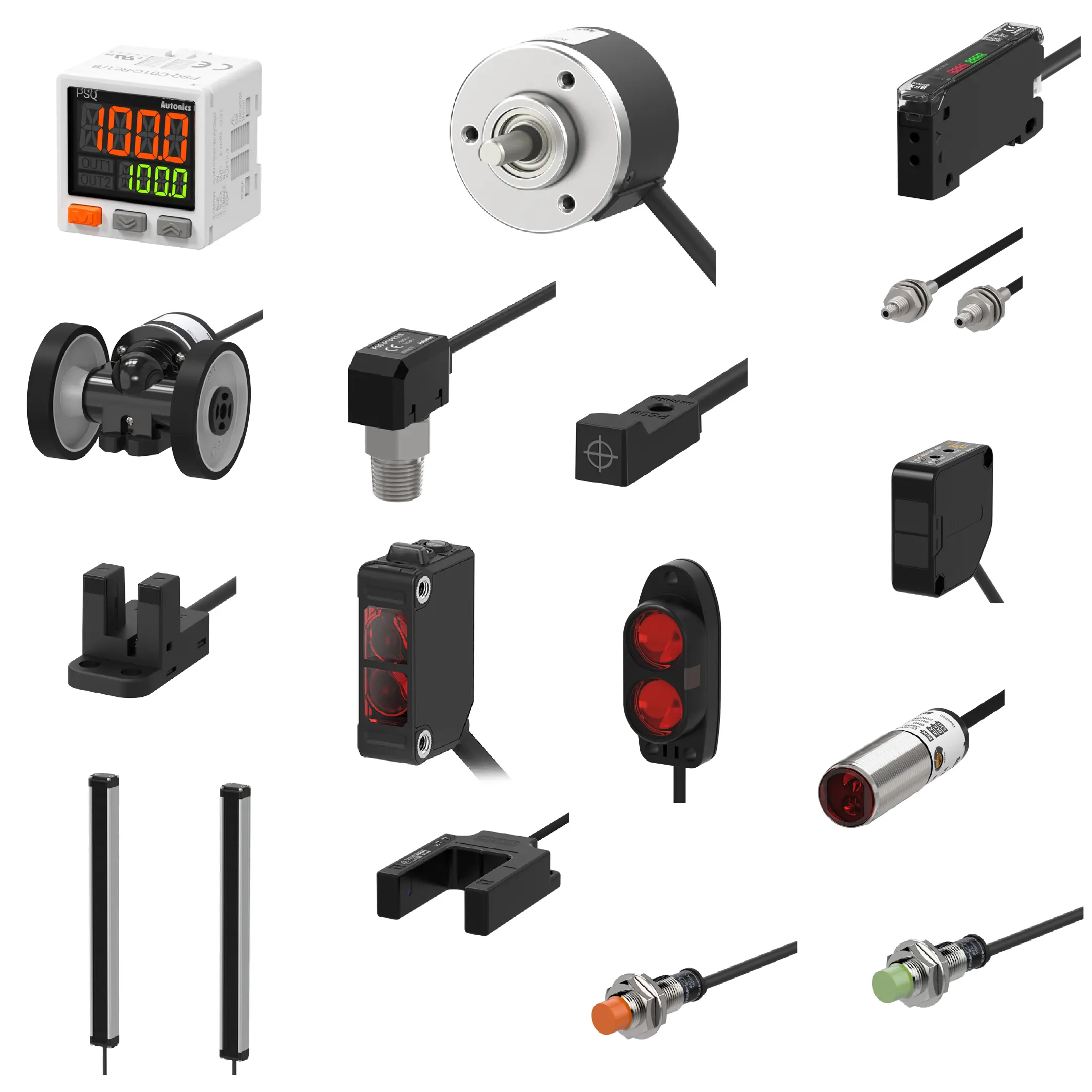 Industrial Sensors Find top-quality industrial sensors including proximity, pressure, temperature, level, flow, force, and motion types. From inductive, capacitive, and photoelectric to RFID, vision, and gas sensors—built for precision, automation, and control.