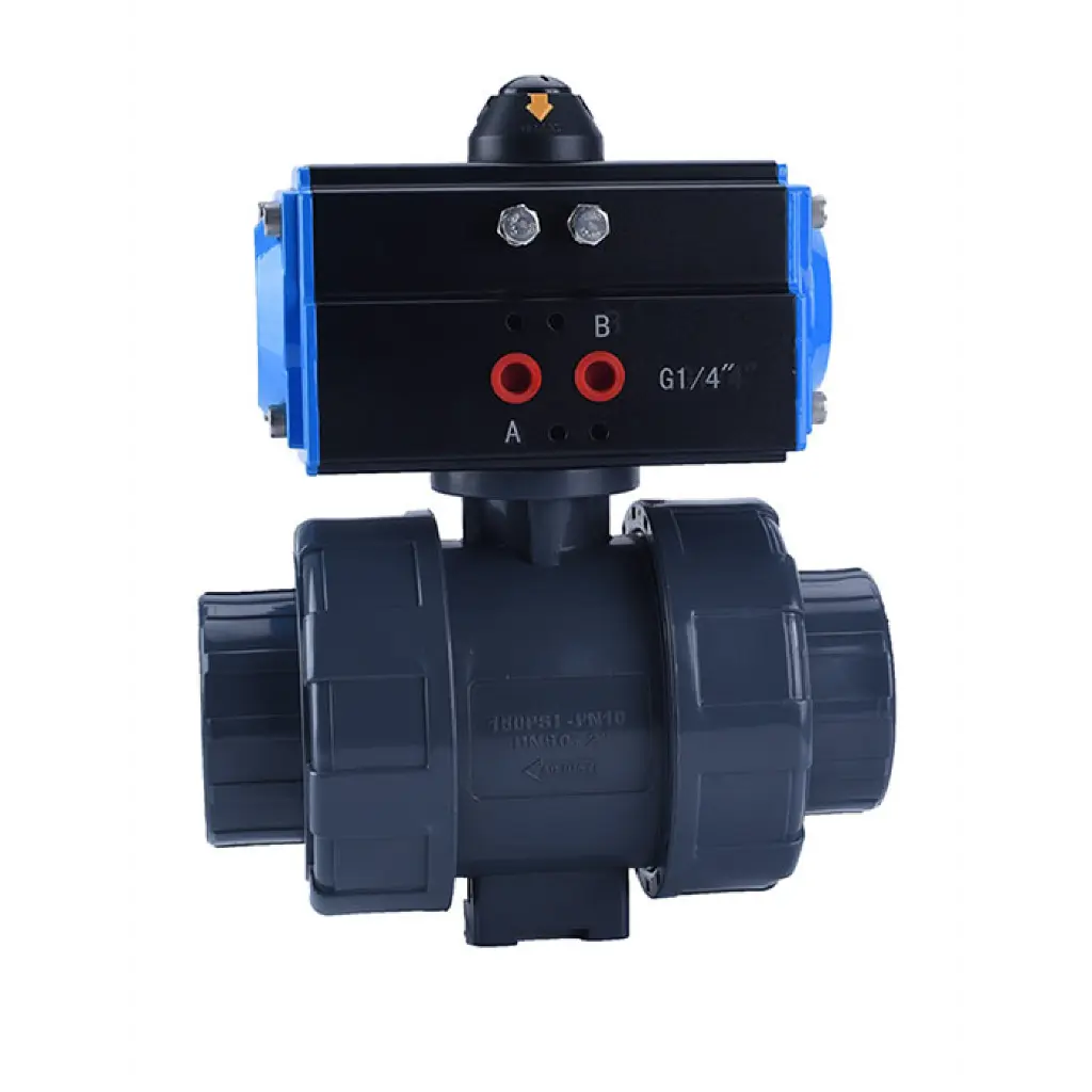 ISO5211 UPVC True Union Ball Valve with Pneumatic Actuator-02-01.webp