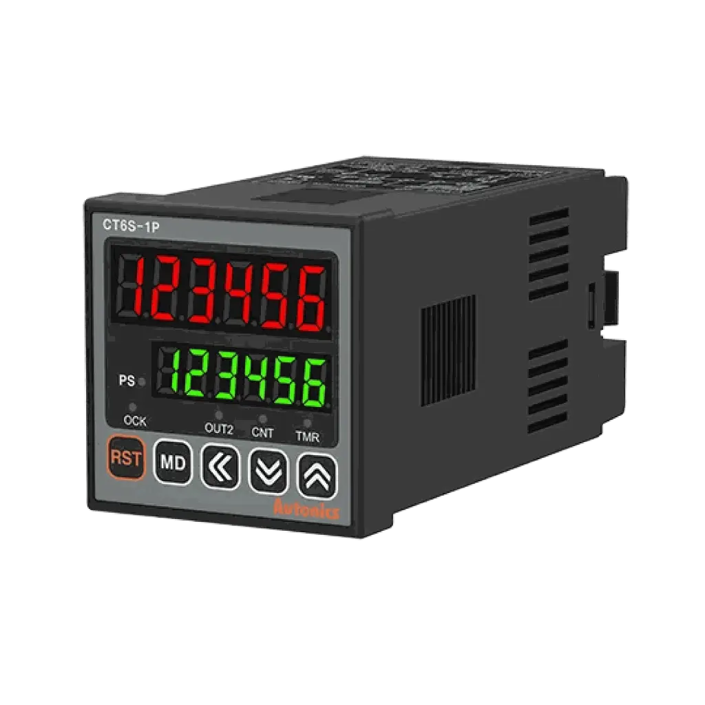 CT6S-1P4 AUTONICS CT Series programmable Digital CounterTimer, 6-Digits, 48x48mm, 100–240VAC-01.webp