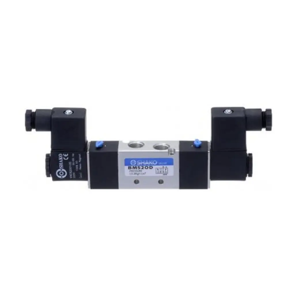 SHAKO 5/2-Way Double Solenoid Valve 1/4"