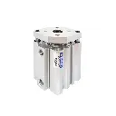 SHAKO Jig/Compact Twin Guide Cylinder 12X10mm W/Magnet