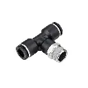 Pneumatic Branch Tee Connector 1/8"X4mm