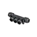 Pneumatic 5 Way Connector 6mm