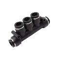 Pneumatic 5 Way Reducing Connector 10-08mm