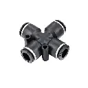 Pneumatic Cross Connector 4mm