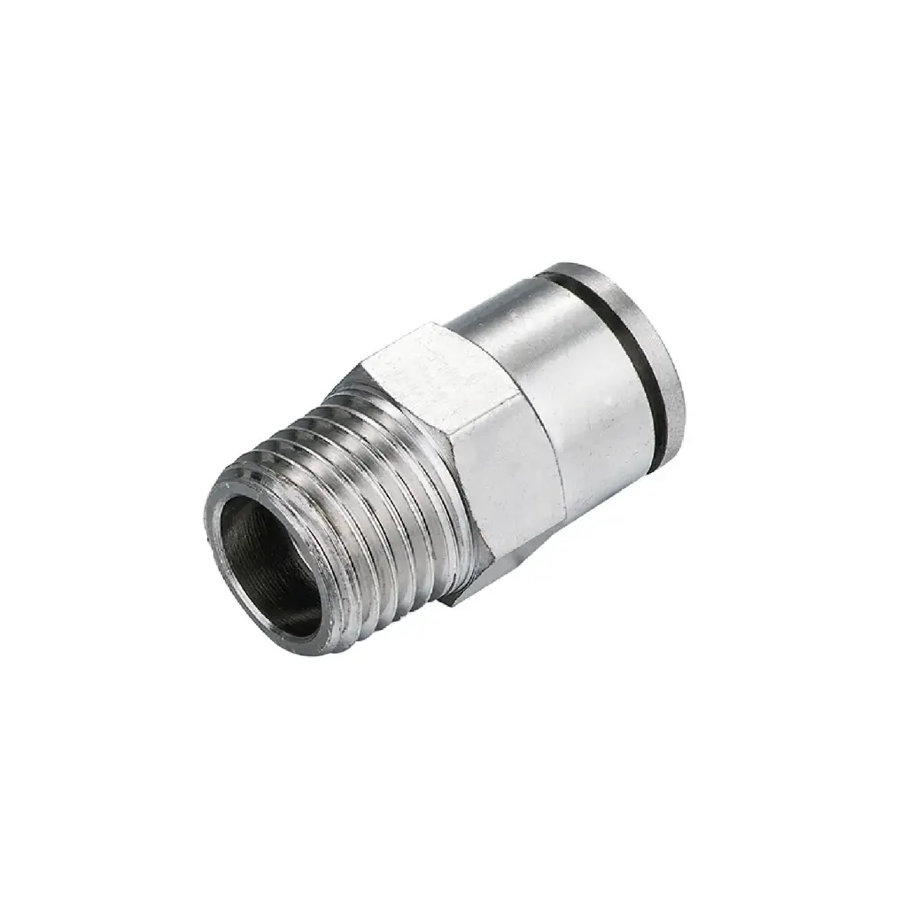 Pneumatic Metal Straight Connector 3/8"X10mm