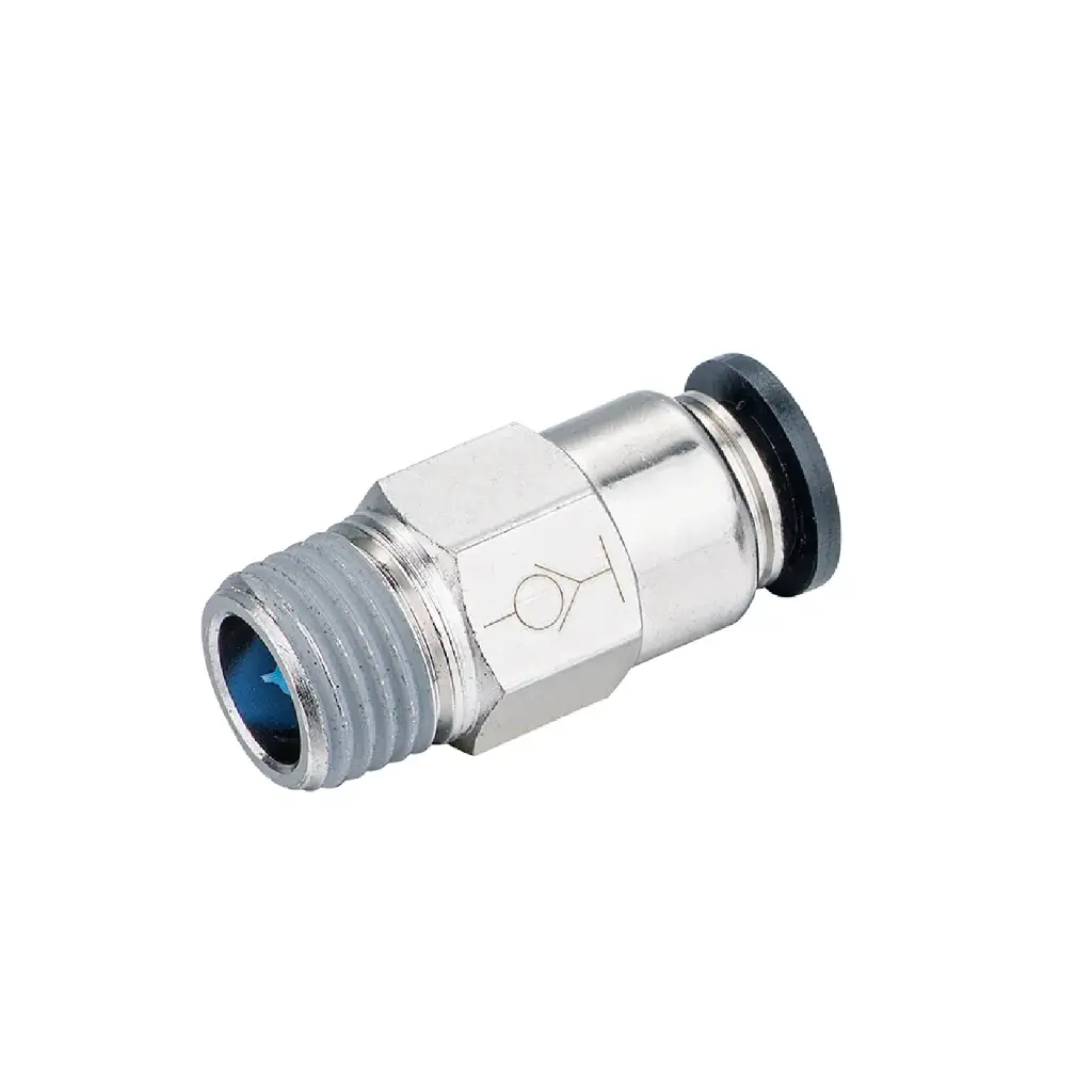 Pneumatic Selfsealing Non Return Connector 3/8"X8mm
