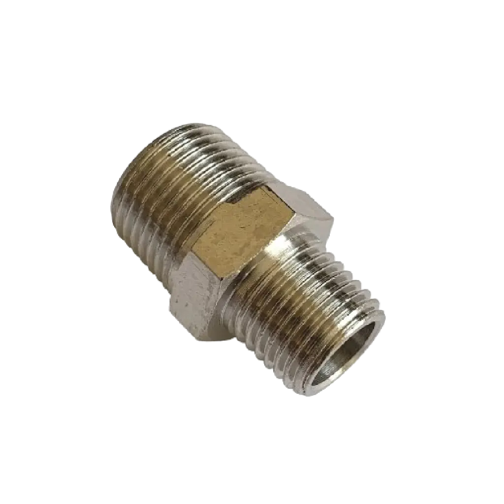 Brass Barel Niple 3/8"X1/4"