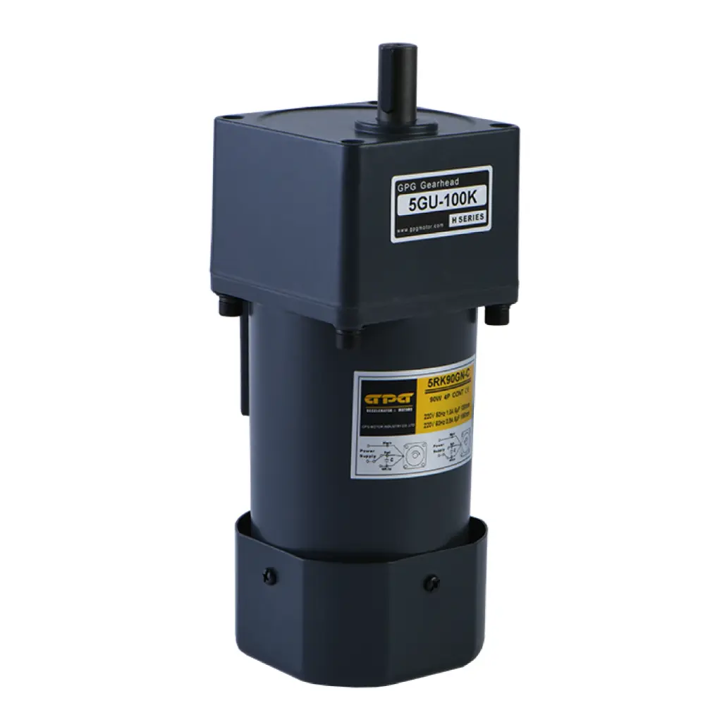 GPG Ac Gear Motor, 220VAC, 90mm, 90W, 1:10, 150rpm