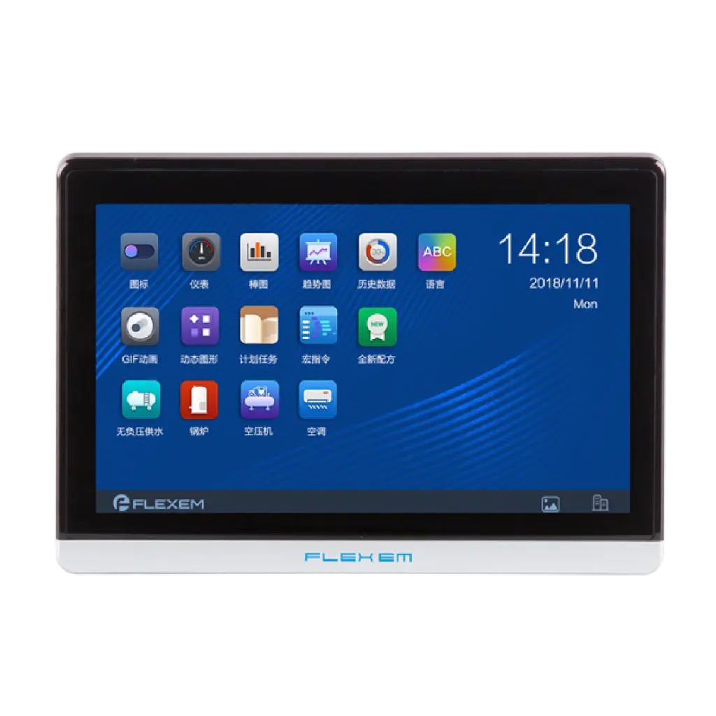 Flexem HMI Human Machine Interface, 7", Capacitive Touchscreen