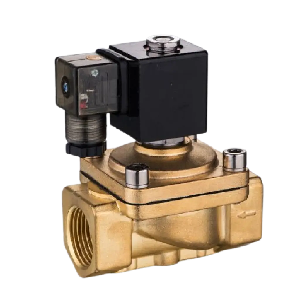 2/2 Way Brass  Solenoid Valve 1"