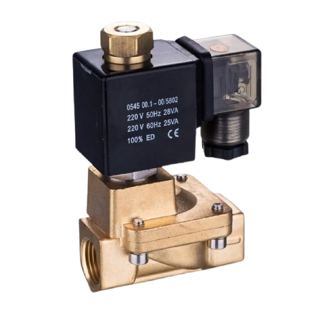 2/2 Way Brass Solenoid Valve 3/8"