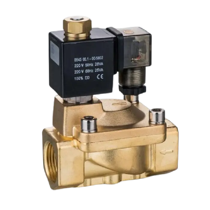 2/2 Way Brass Solenoid Valve 1"