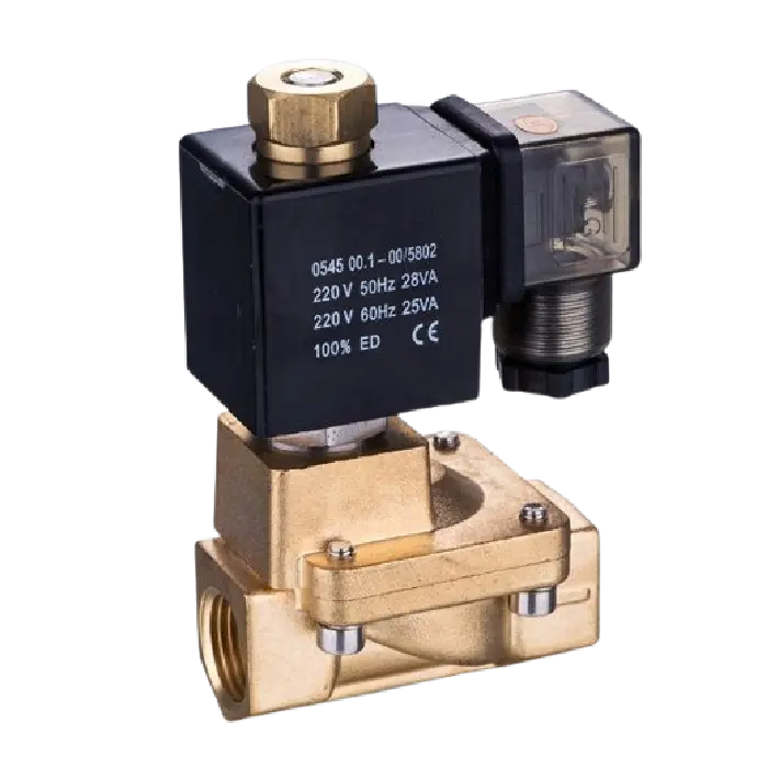 2/2 Way Brass Solenoid Valve 1/2"