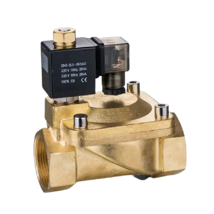 2/2 Way Brass Solenoid Valve 1-1/2"
