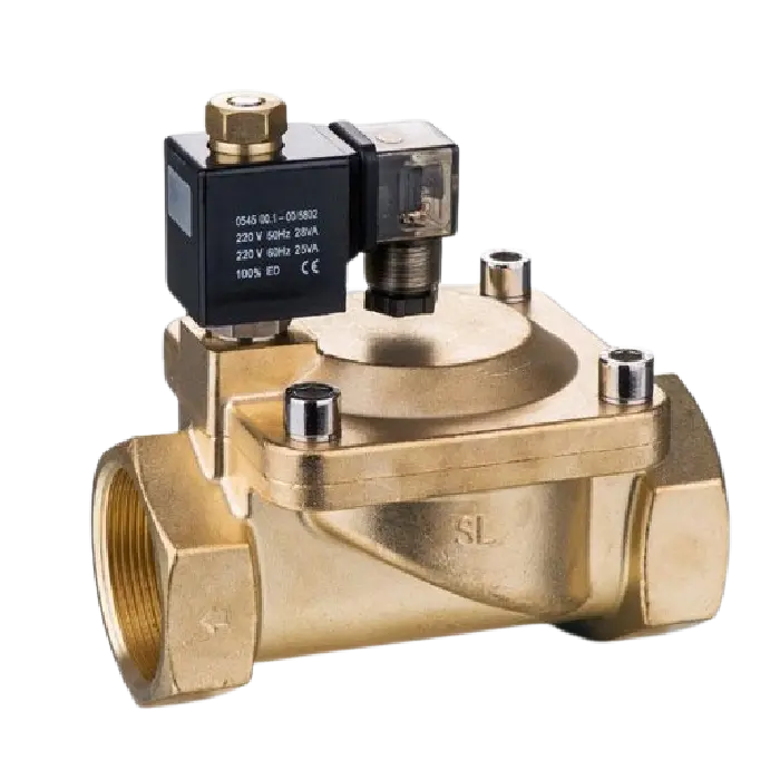 2/2 Way Brass  Solenoid Valve 2"