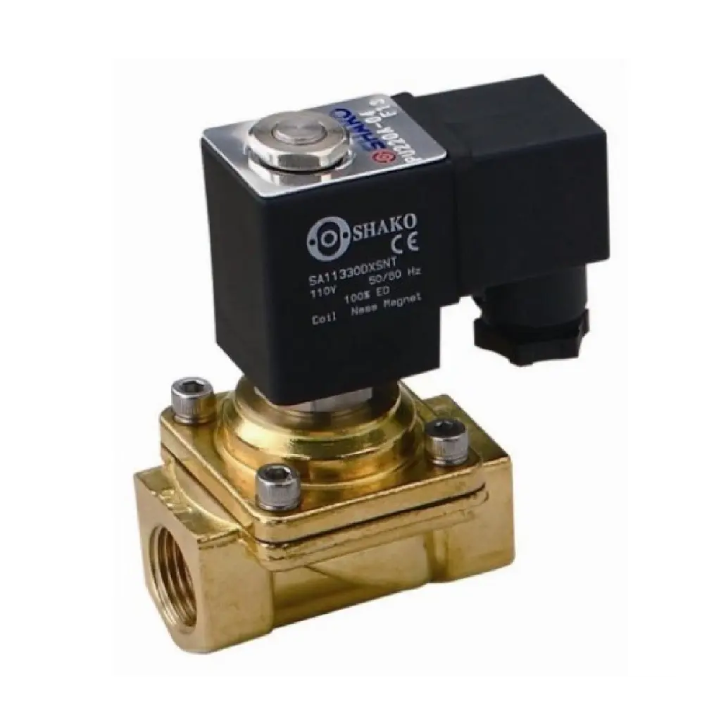 2/2 Way Brass Solenoid Valve 1/2"