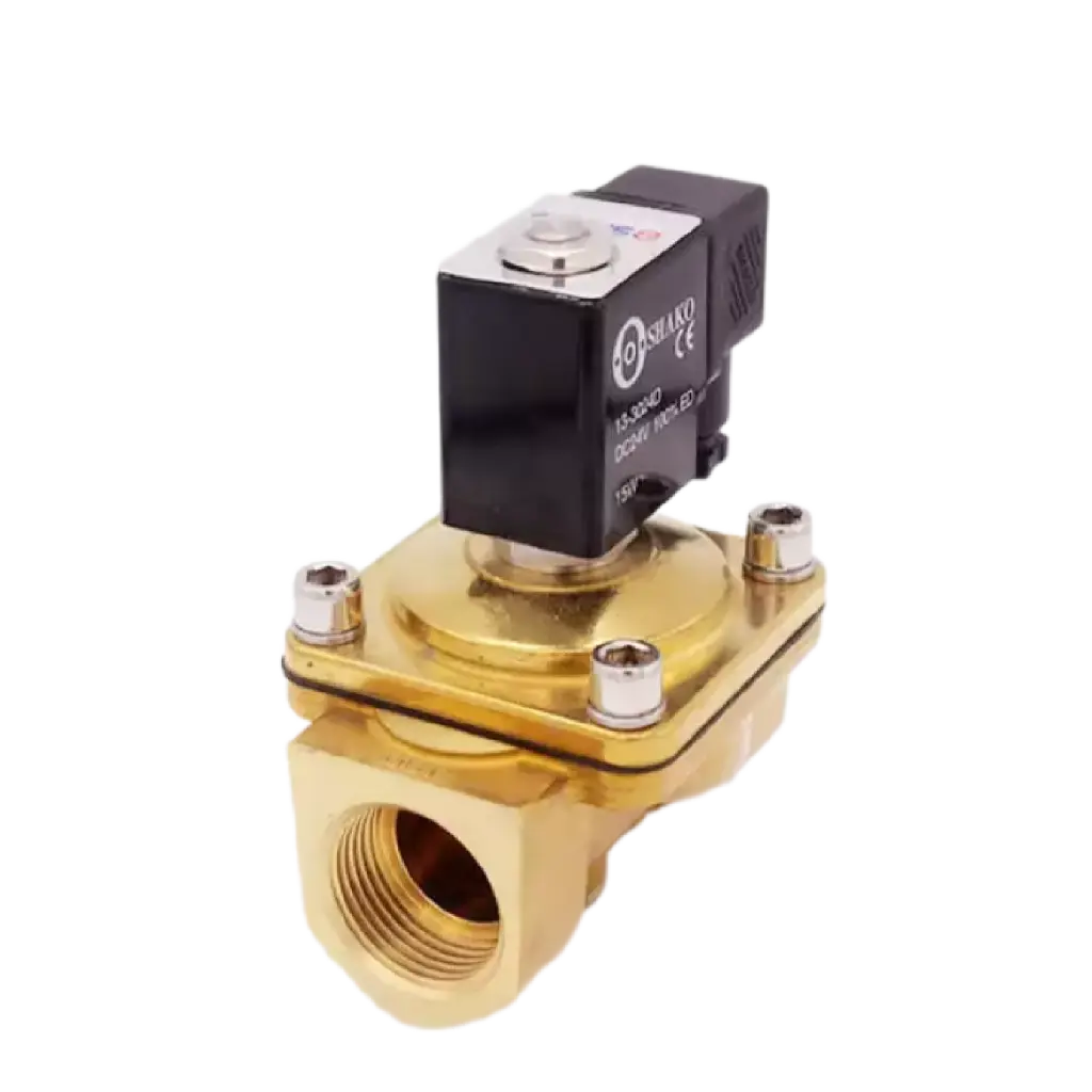 SHAKO 2/2 Way Brass Solenoid Valve Assisted Lift 3/4"