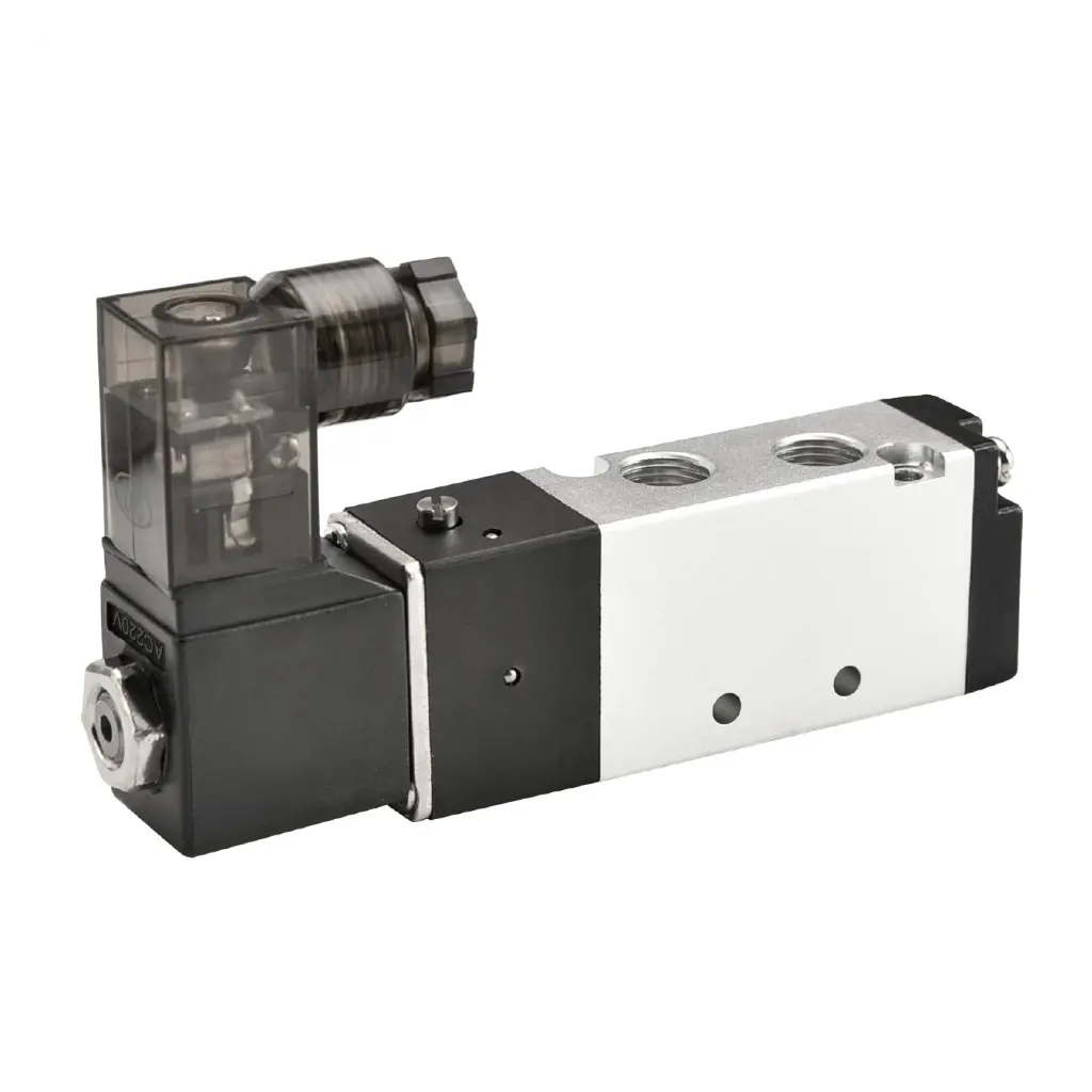 5/2 Way Single Solenoid Valve, 1/8"