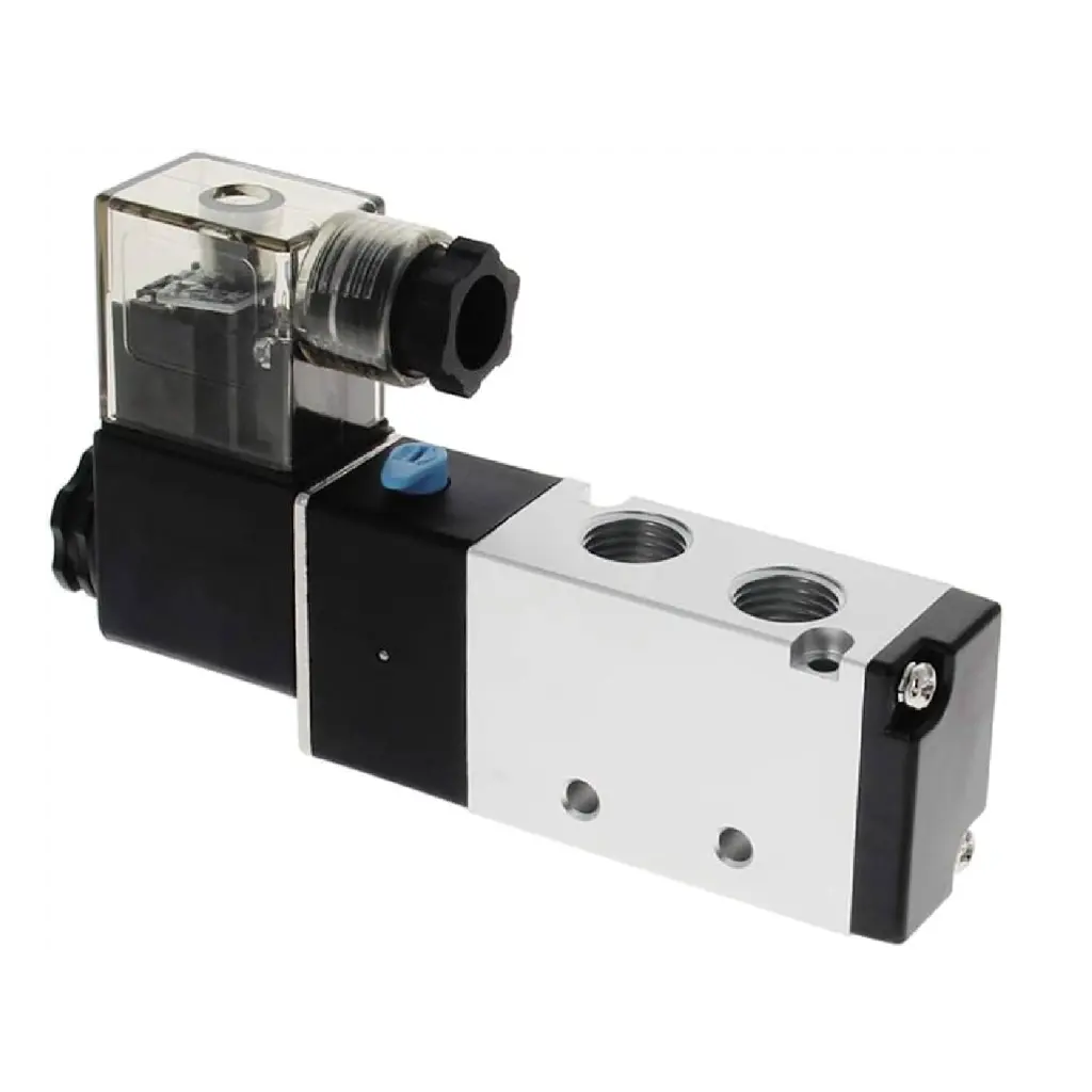 5/2 Way Single Solenoid Valve, 1/4"