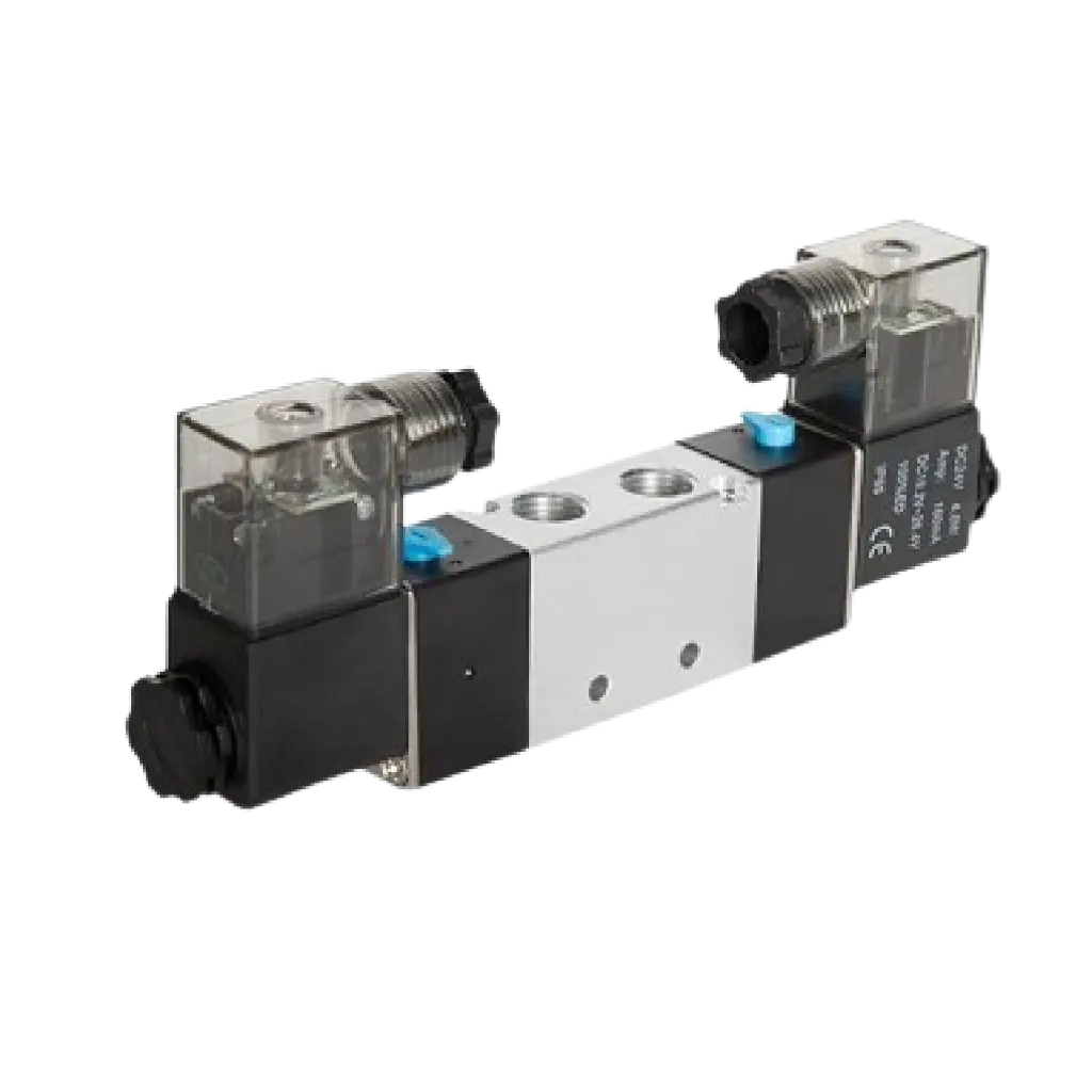 5/2 Way Double Solenoid Valve, 1/4"