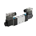 5/2 Way Double Solenoid Valve, 1/4"