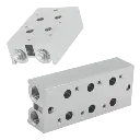 3/2 Way Valve Manifold 2 Station 1/4"