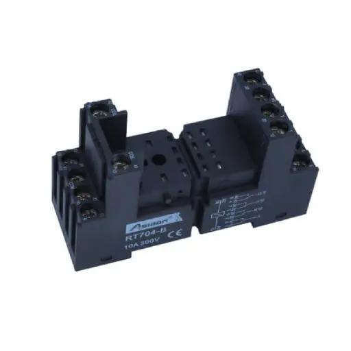 [RT704-B] Relay Base for AS36F-14-Pin Industrial Relay