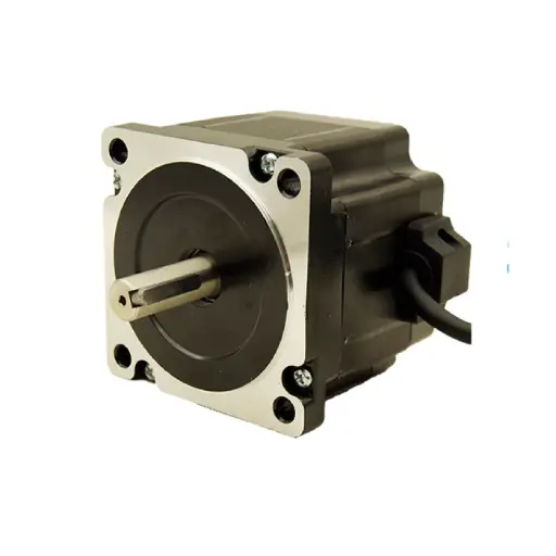 [86HS65A44214] NEMA 34(86 mm) 2-Phase Hybrid Stepper Motor, Holding Torque 3.3Nm, Motor Length 65mm, Rated Current 4.2A/Phase, Shaft Dia-14mm
