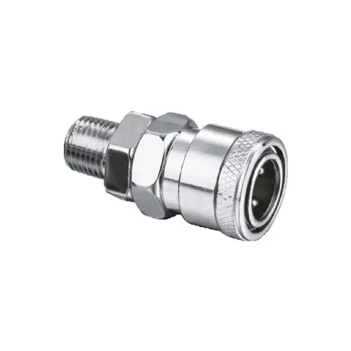 [20SM] Pneumatic Quick Coupler Plug Male 1/4"