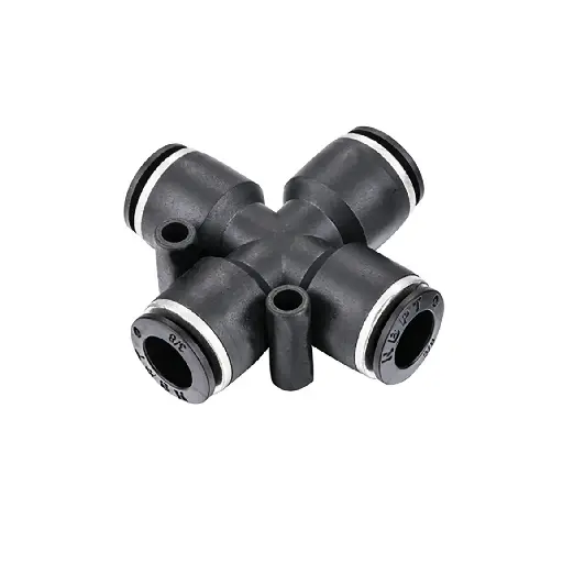 [PZA-04] Pneumatic Cross Connector 4mm