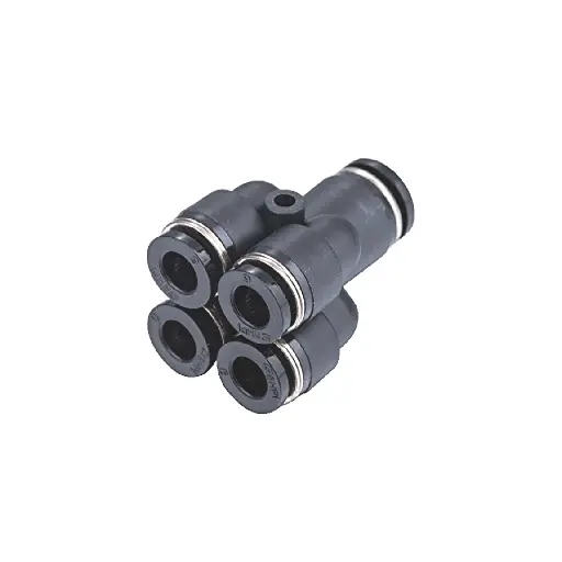 [PRG-04-04] Pneumatic 5 Way Connector 04-04mm