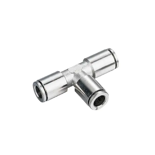 [NPET-06] Pneumatic Metal Tee Connector 6mm