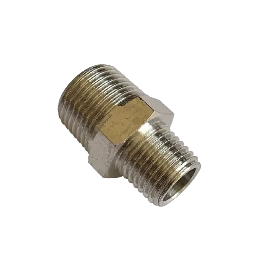 [JWG-03-04] Brass Barel Niple 3/8"X1/4"