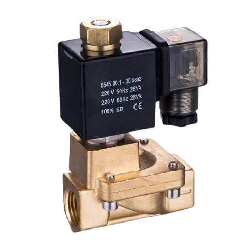 [PU225-03A-SLGPC] 2/2 Way Brass Solenoid Valve 3/8"