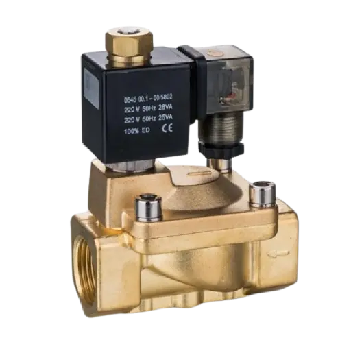 [PU225-08A-SLGPC] 2/2 Way Brass Solenoid Valve 1"