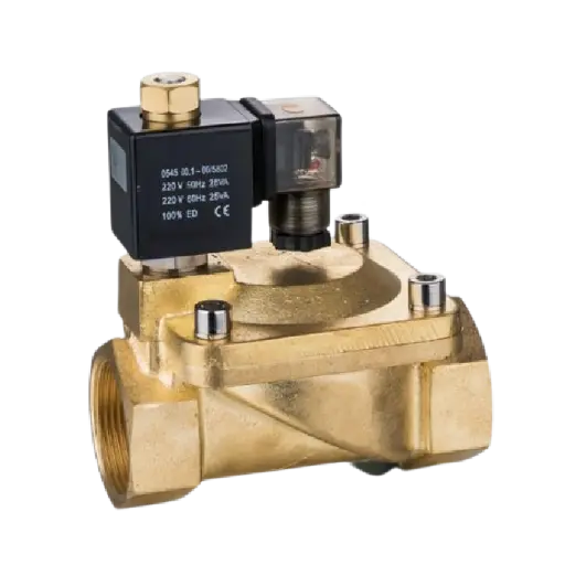 [PU225-14A-SLGPC] 2/2 Way Brass Solenoid Valve 1-1/2"