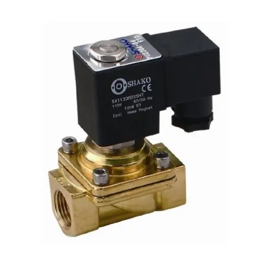 [PU220A-02-SHAKO] 2/2 Way Brass Solenoid Valve 1/2"