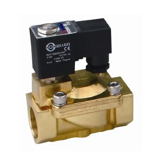 [PU225A-08-SHAKO] SHAKO 2/2 Way Brass Solenoid Valve Pilot Acting 1"