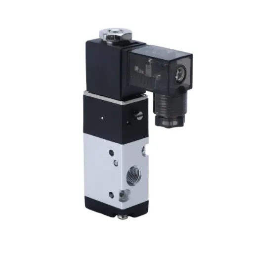 [3V110-06] 3/2 Way Single Solenoid Valve, 1/8"