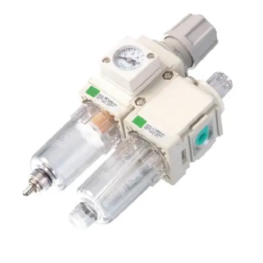 [C1010-02DP] FRL Filter Pressure Regulator Lubricator 3/8"