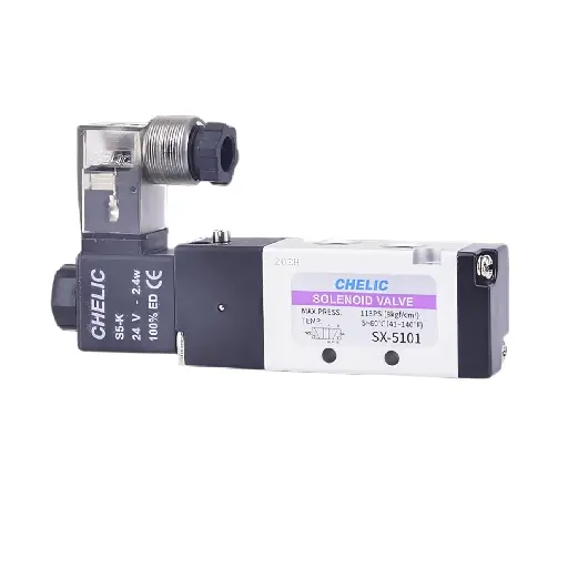 [SX5101] CHELIC 5/2 Way Single Solenoid Valve 1/8"