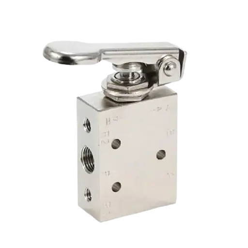 [TAC2-41P+34T] 5/2 Way Mechanical Valve 1/8"