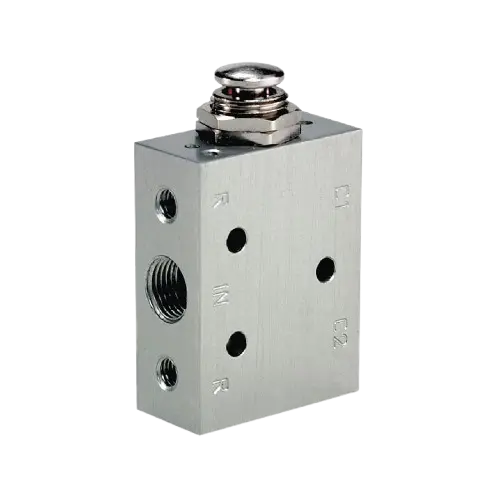 [TAC2-41P] 5/2 Way Mechanical Valve 1/4"
