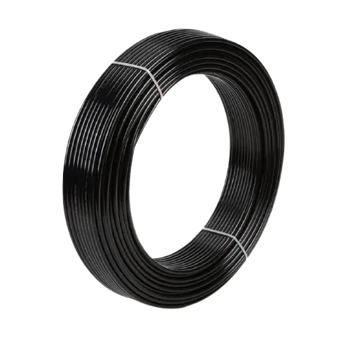 [NY1075-100-BLACK-SHAKO] SHAKO Pneumatic Nylon Tubing 10X7.5mm, Black Color