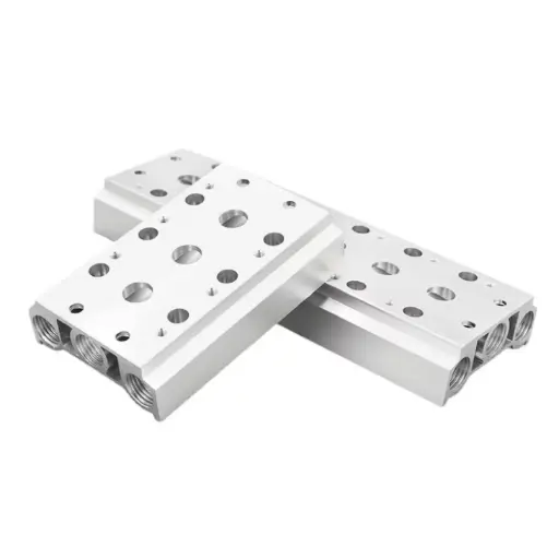 [4V100M-04F] 5/2 Way Valve Manifold 4 Station 1/8"