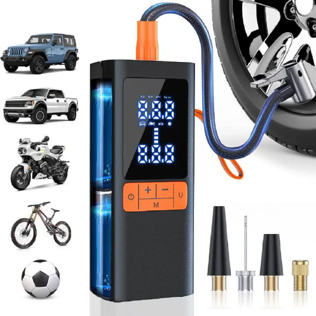 Tire Inflator with Digital Display | Fast & Reliable Inflation