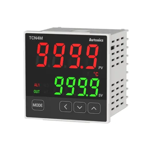[TCN4M-24R] AUTONICS TCN Series Dual Display PID Temperature Controller, 72x72mm, Relay/SSR, 100–240 VAC
